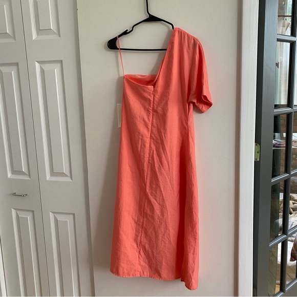 COS Pink Asymmetrical One Shoulder Sundress - Picture 7 of 8